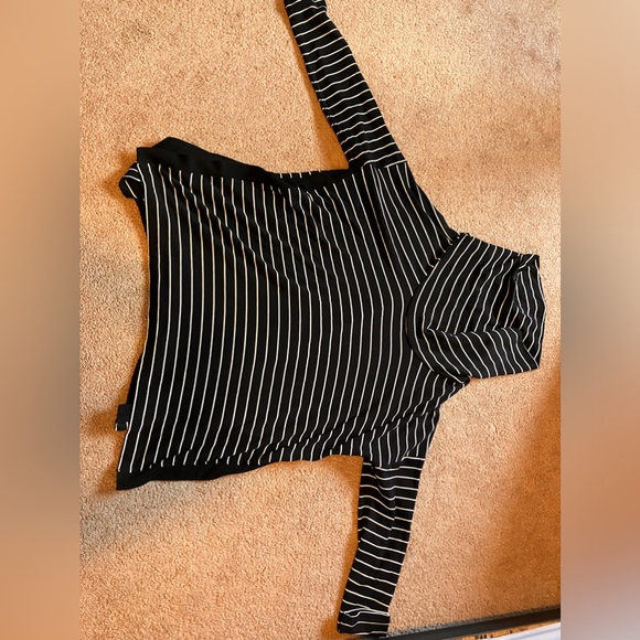 Lou & Grey Striped Turtle Neck Long Sleeve - Picture 1 of 4